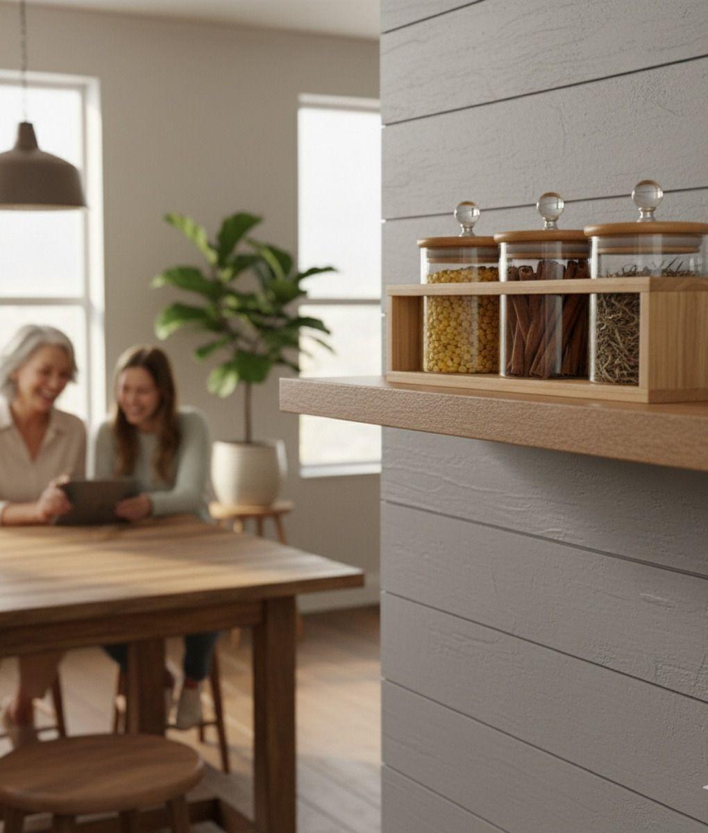 Set 3 Frascos Almacenamiento Organización Recipientes Jhn-4