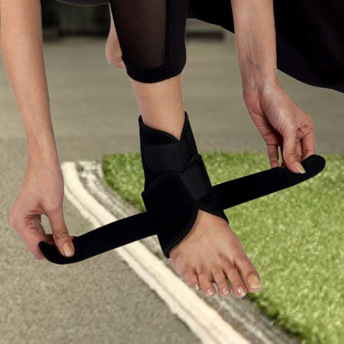 SET 3 TOBILLERA DE COMPRESION NEOPRENO AJUSTABLE LAU-3