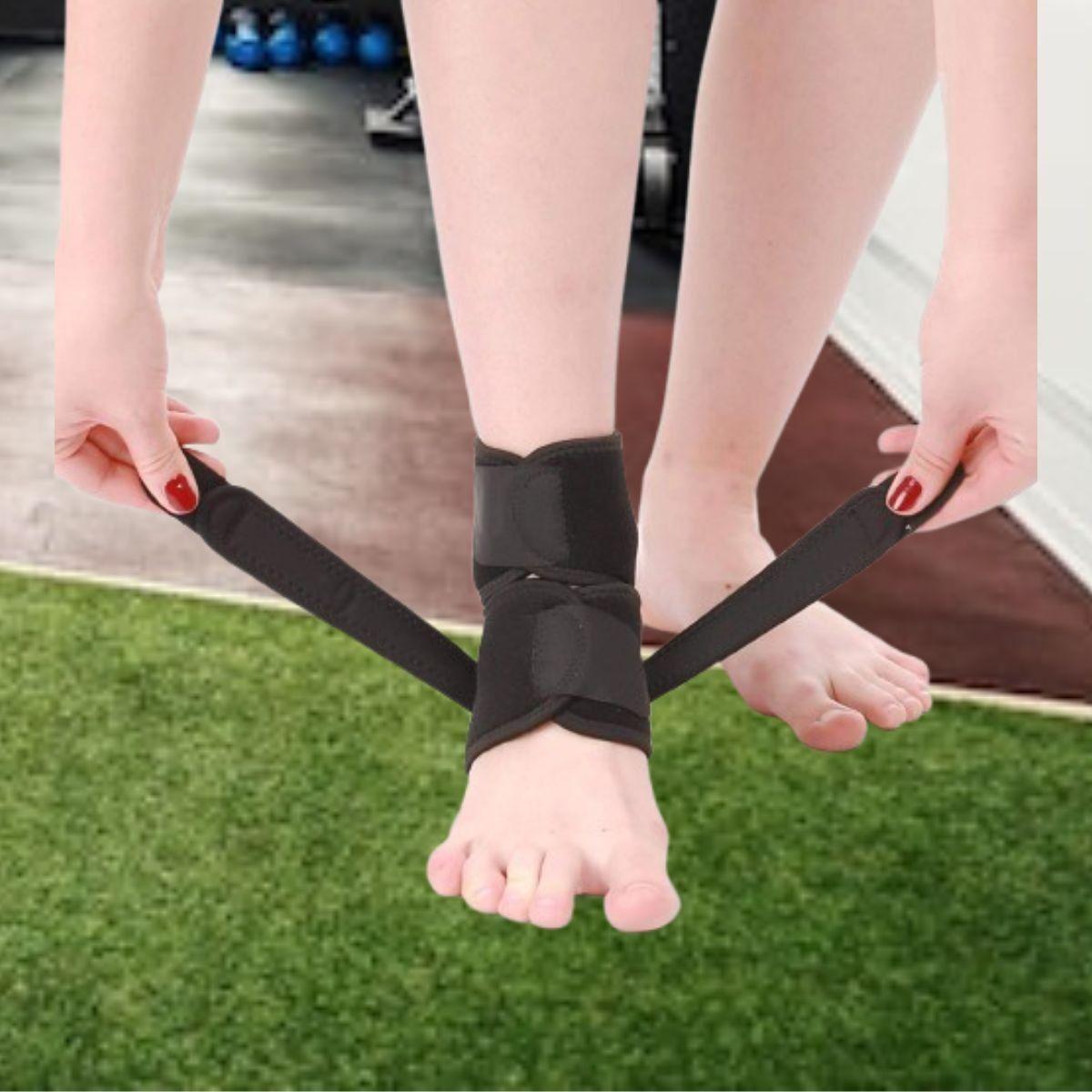 SET 3 TOBILLERA DE COMPRESION NEOPRENO AJUSTABLE LAU-6