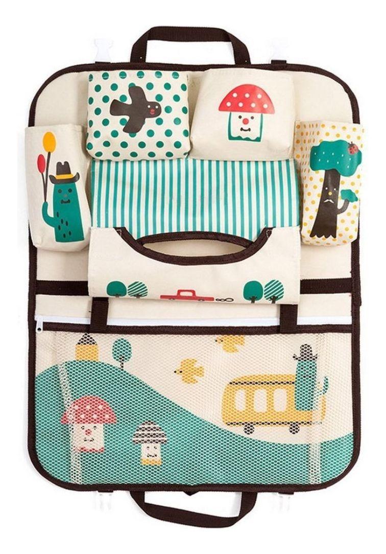 ORGANIZADOR DE ASIENTO TRASERO DE AUTO DIBUJOS ANIMADOS LAU-0