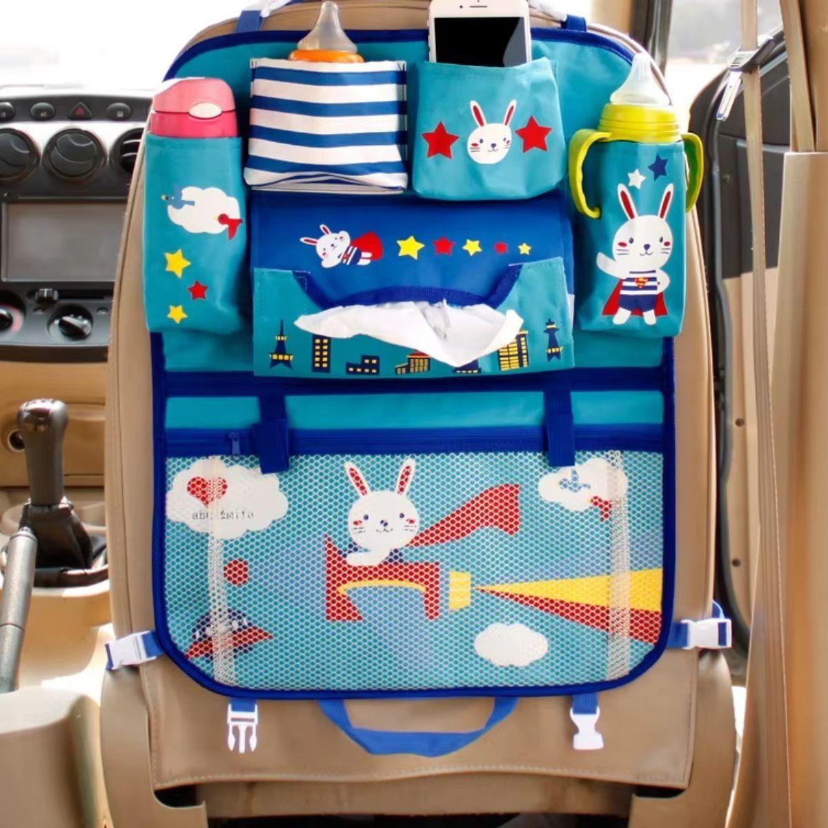 ORGANIZADOR DE ASIENTO TRASERO DE AUTO DIBUJOS ANIMADOS LAU-7