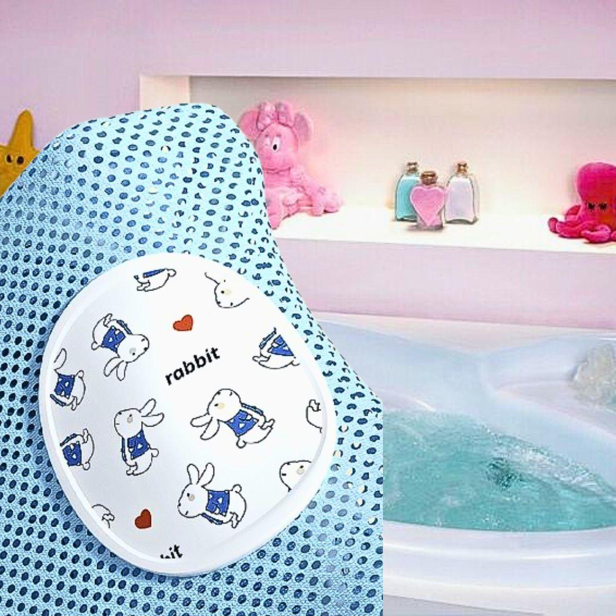 Set 2 Mallas Tina Almohadilla Antideslizante Bañera Bebe Lau-4