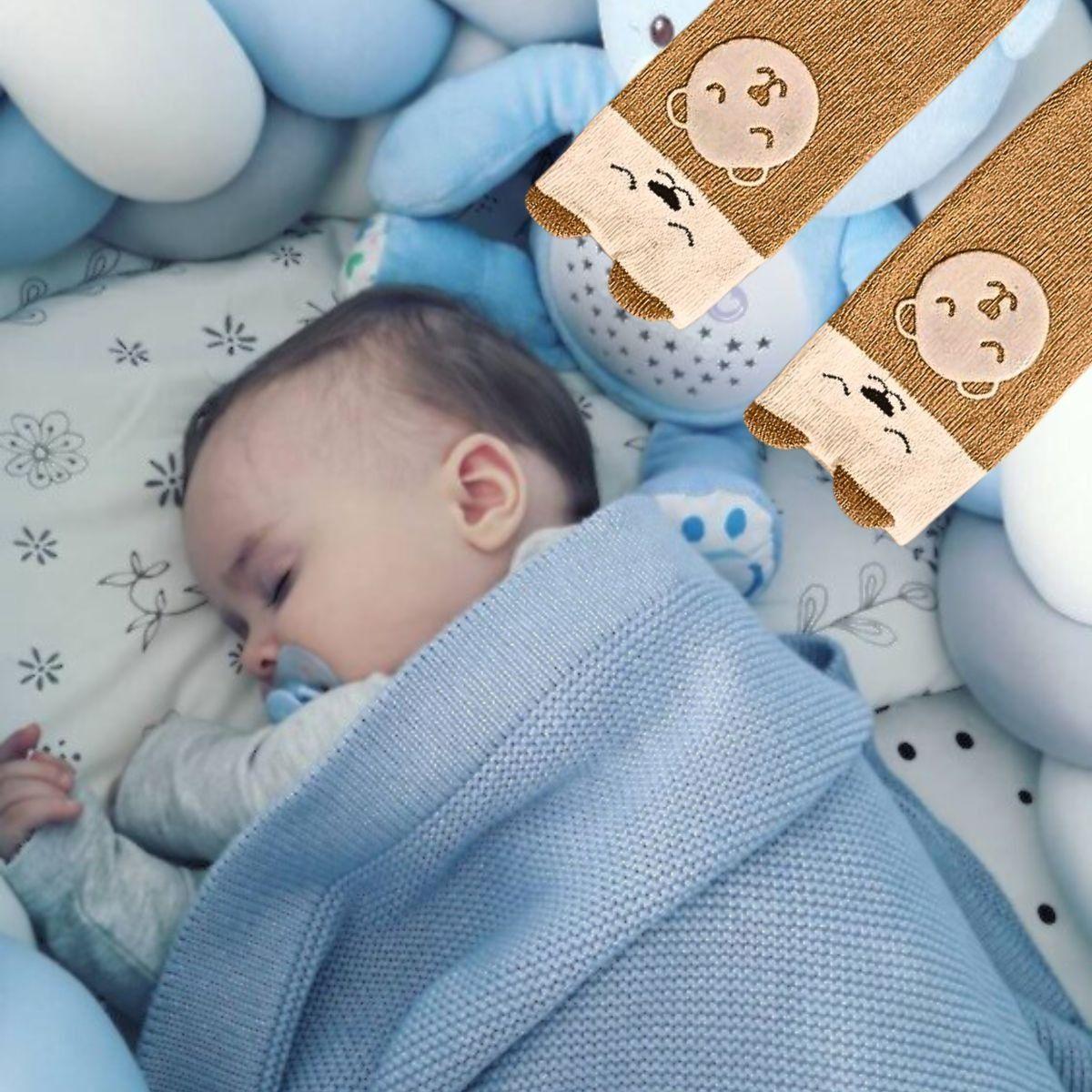 Set 5 Rodilleras Largas Algodón Diseño Animales Bebe Lau-9