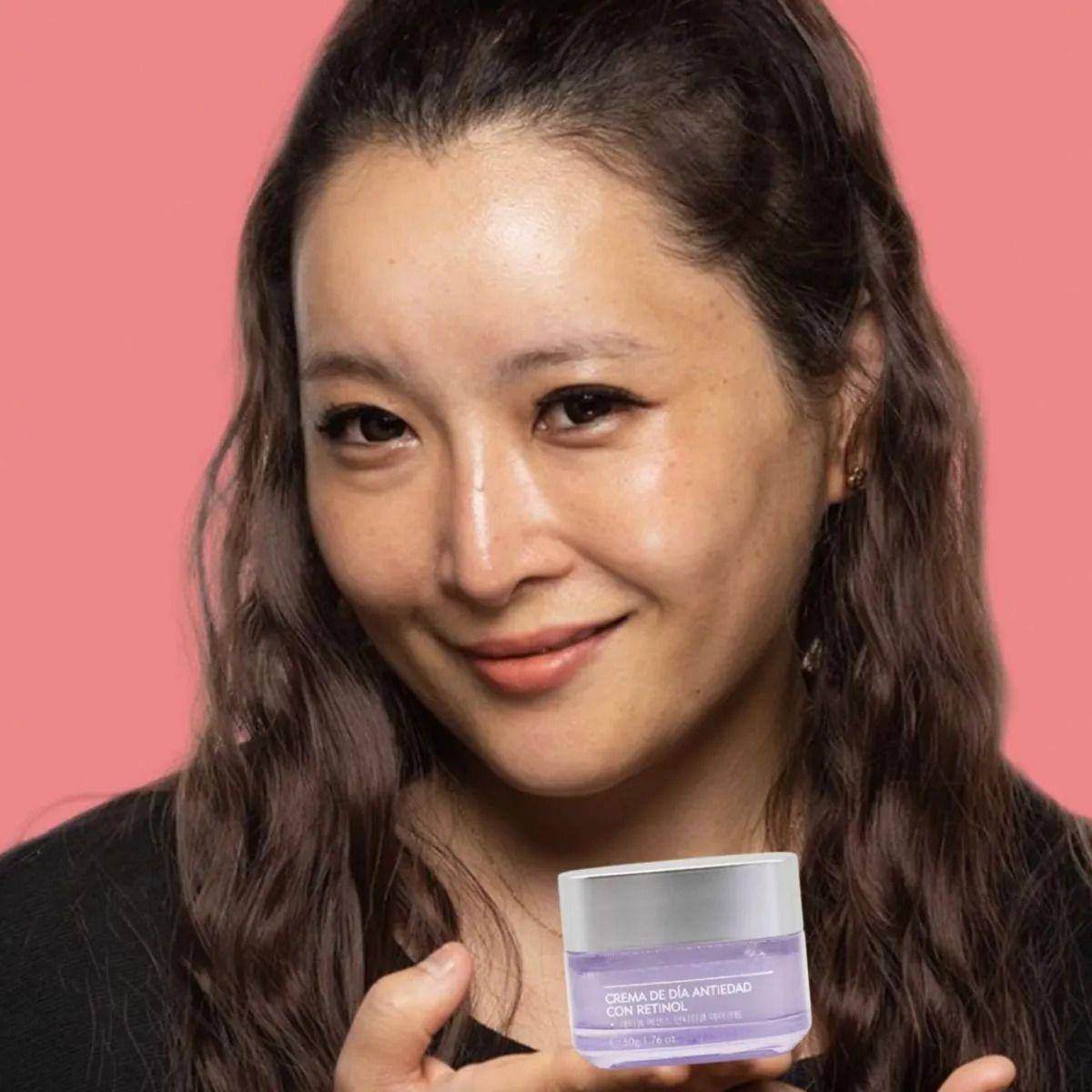 Crema Facial Retinol Diaria Antiarrugas Efecto Tensor ALJ-3