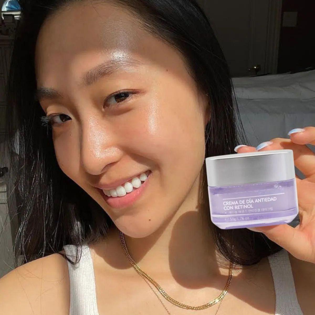 Crema Facial Retinol Diaria Antiarrugas Efecto Tensor ALJ-5
