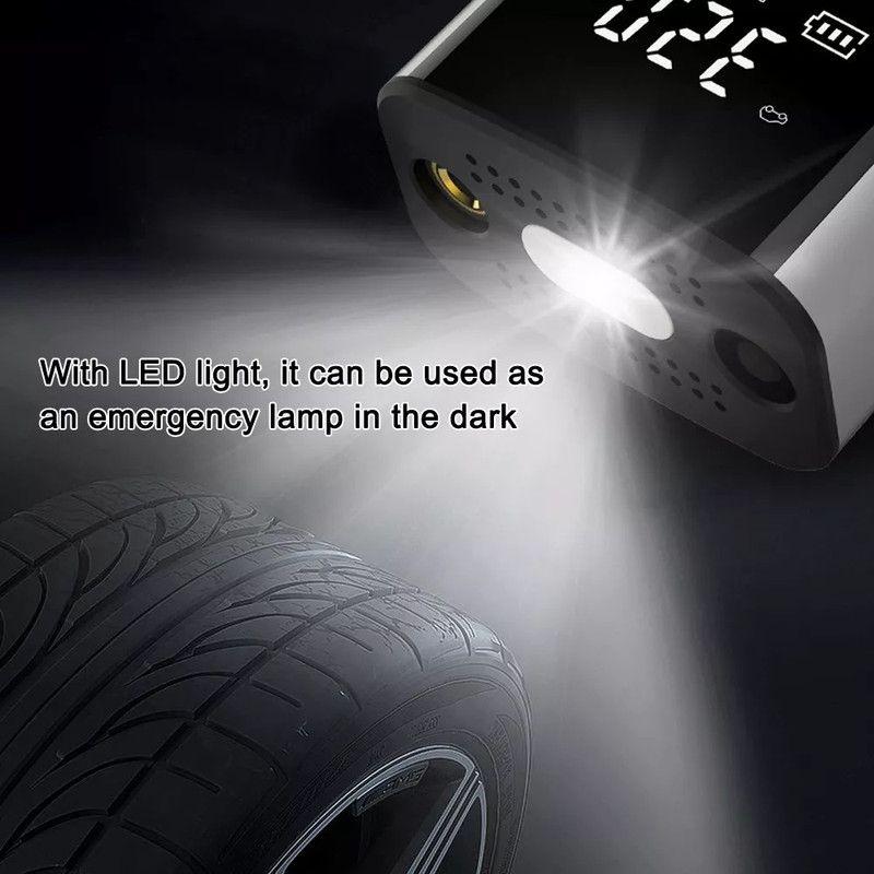 Compresor Aire Bomba Neumático Pantalla Led Lau-5