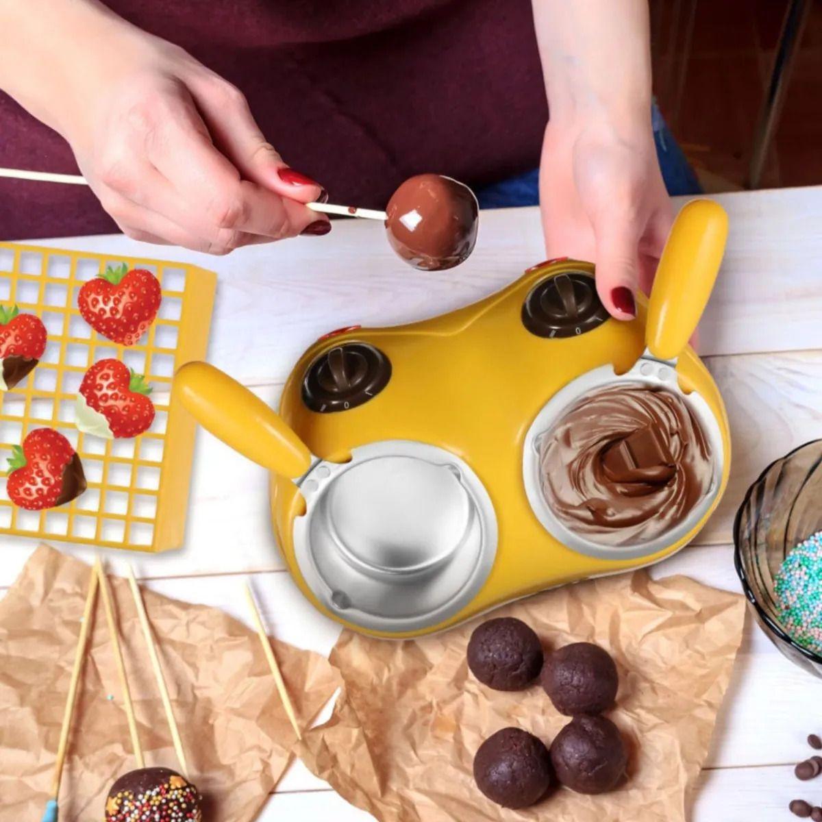 Chocolatera Doble Profesional Repostería Fondue ALJ-2