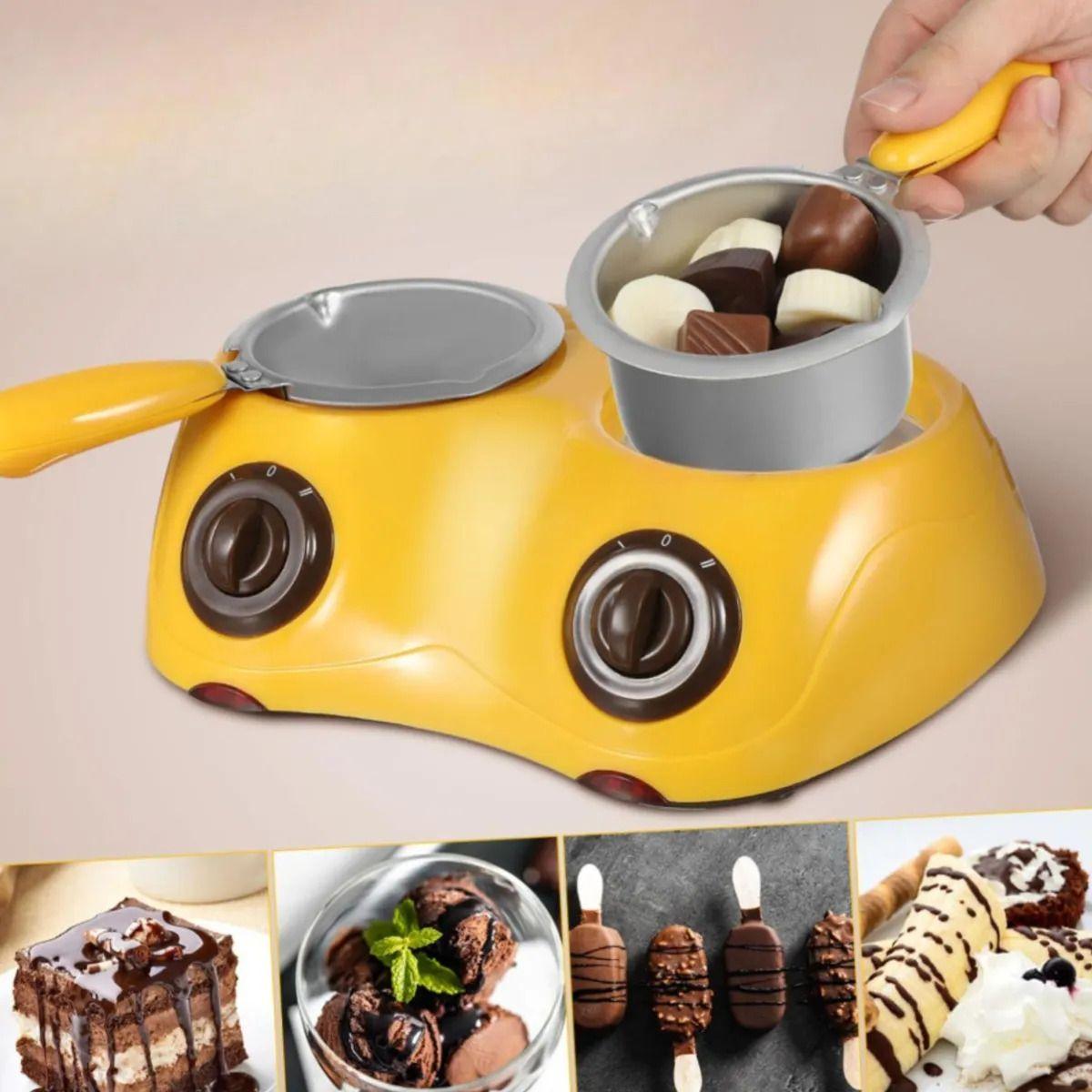 Chocolatera Doble Profesional Repostería Fondue ALJ-9