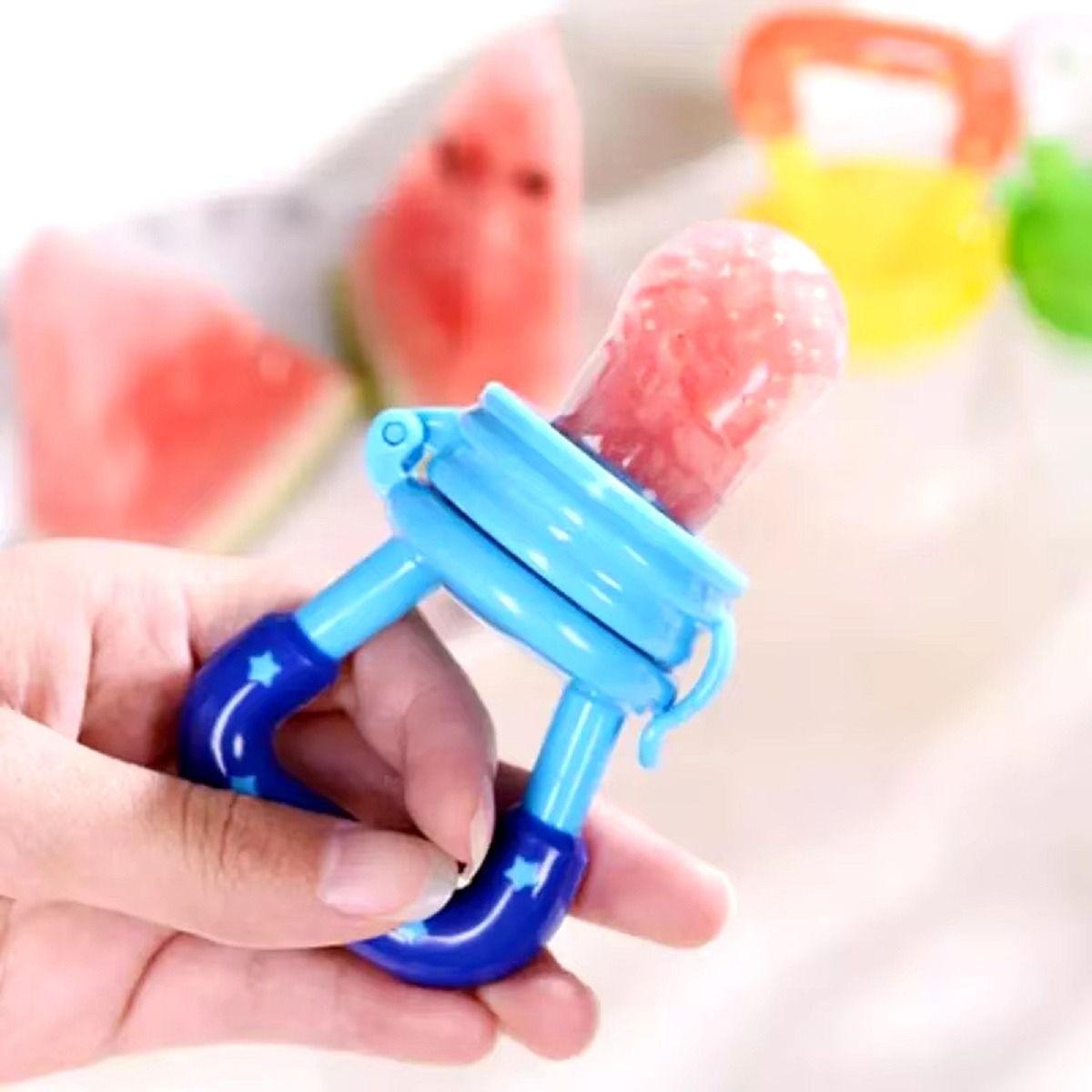 Set 8 Chupetes Alimentadro Frutas Vegetal Divertido Bebe Lau-4