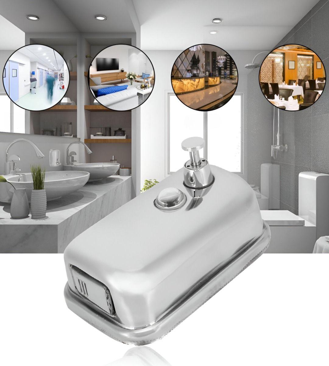 Dispensador Jabón Pared Moderno 500ml Baño Cocina Jhn-8