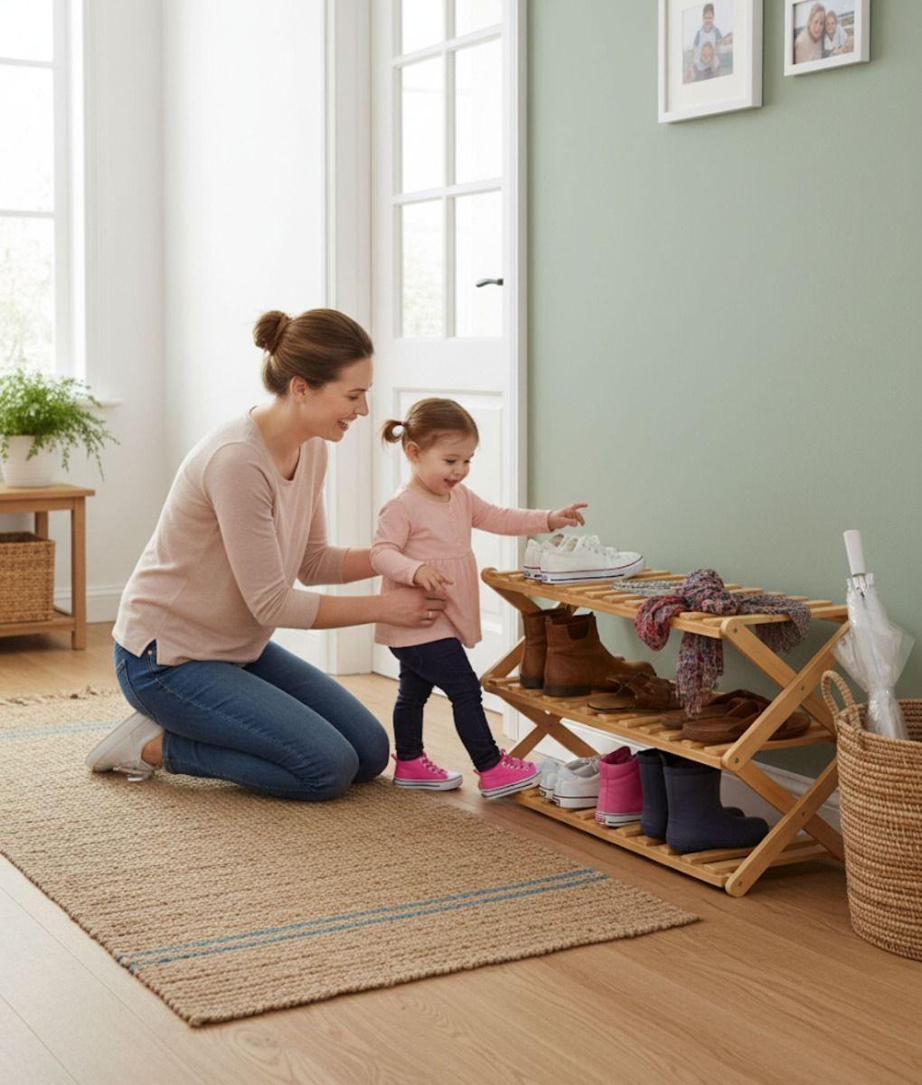 Zapatero Estante Organizador Elegante Multifuncional Jhn-3