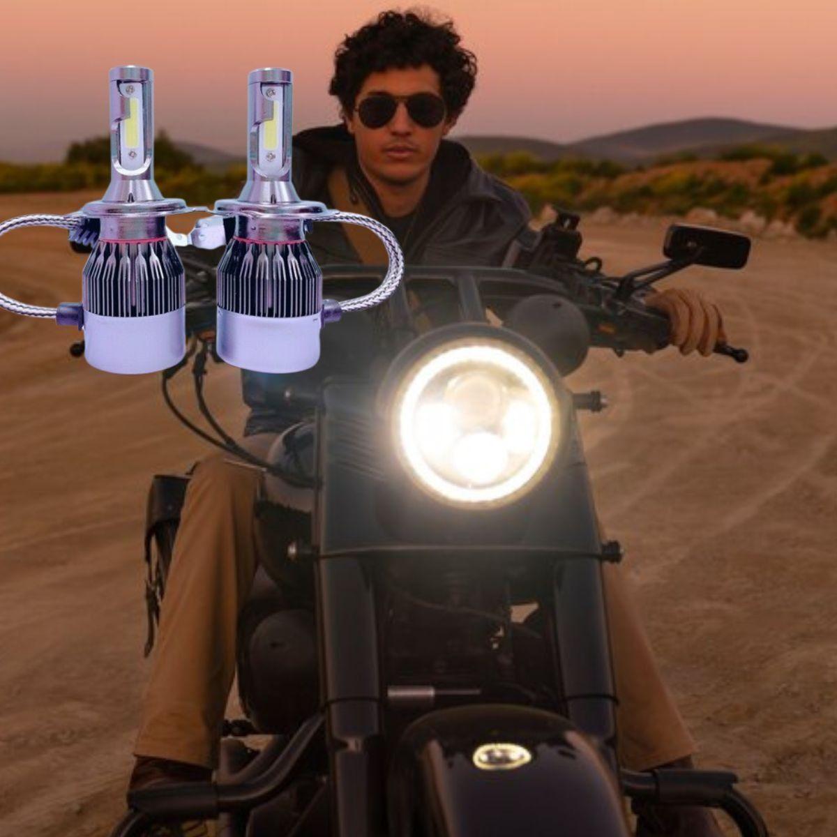 Luces LED C8 Moto Auto Ventilador Alta Velocidad Jhn-3