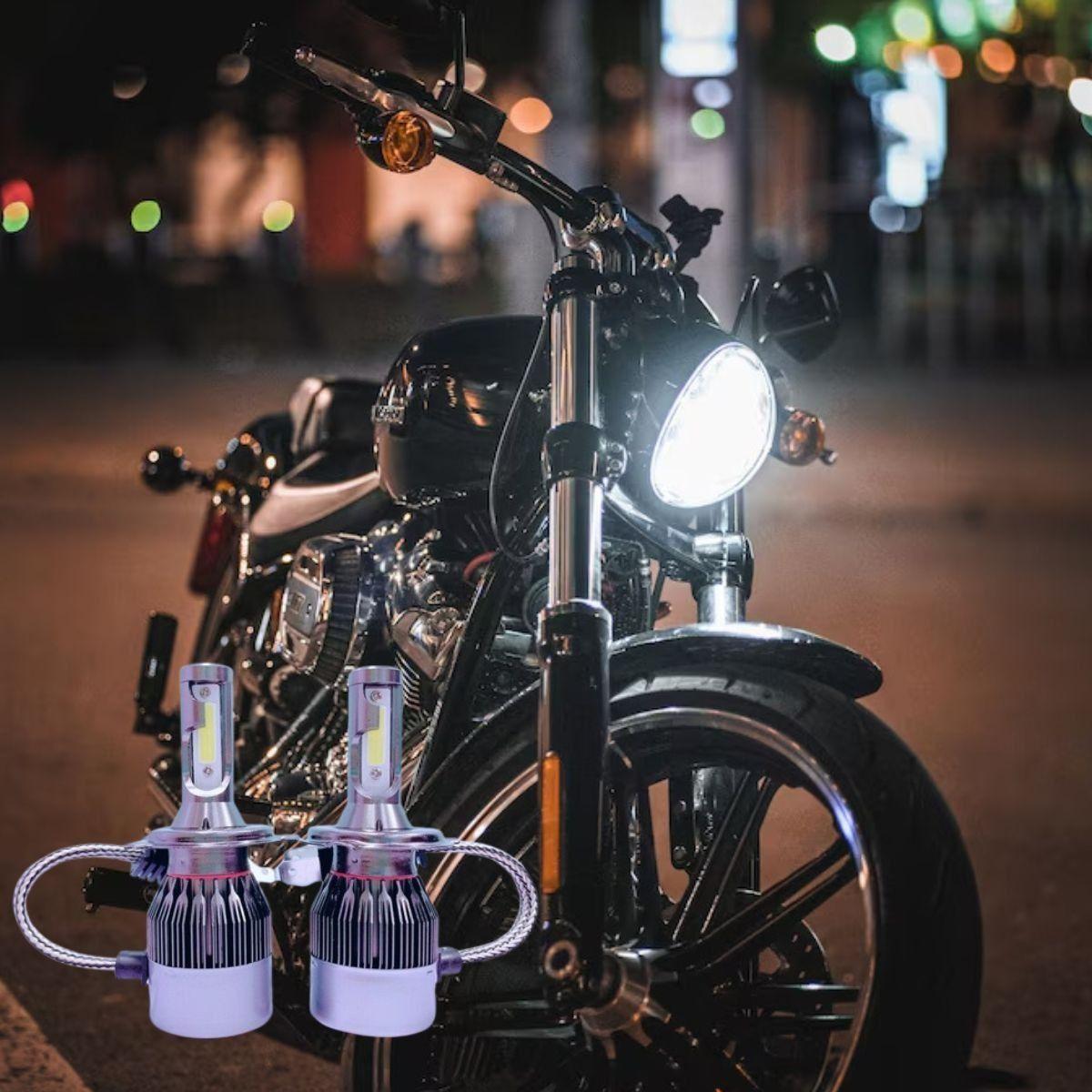 Luces LED C8 Moto Auto Ventilador Alta Velocidad Jhn-5