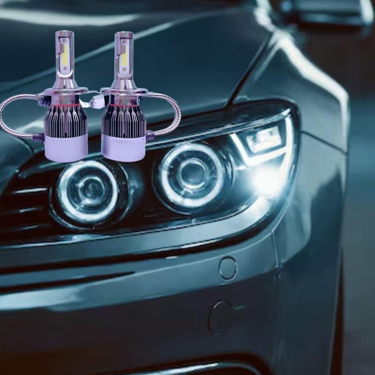 Luces LED C8 Moto Auto Ventilador Alta Velocidad Jhn-9