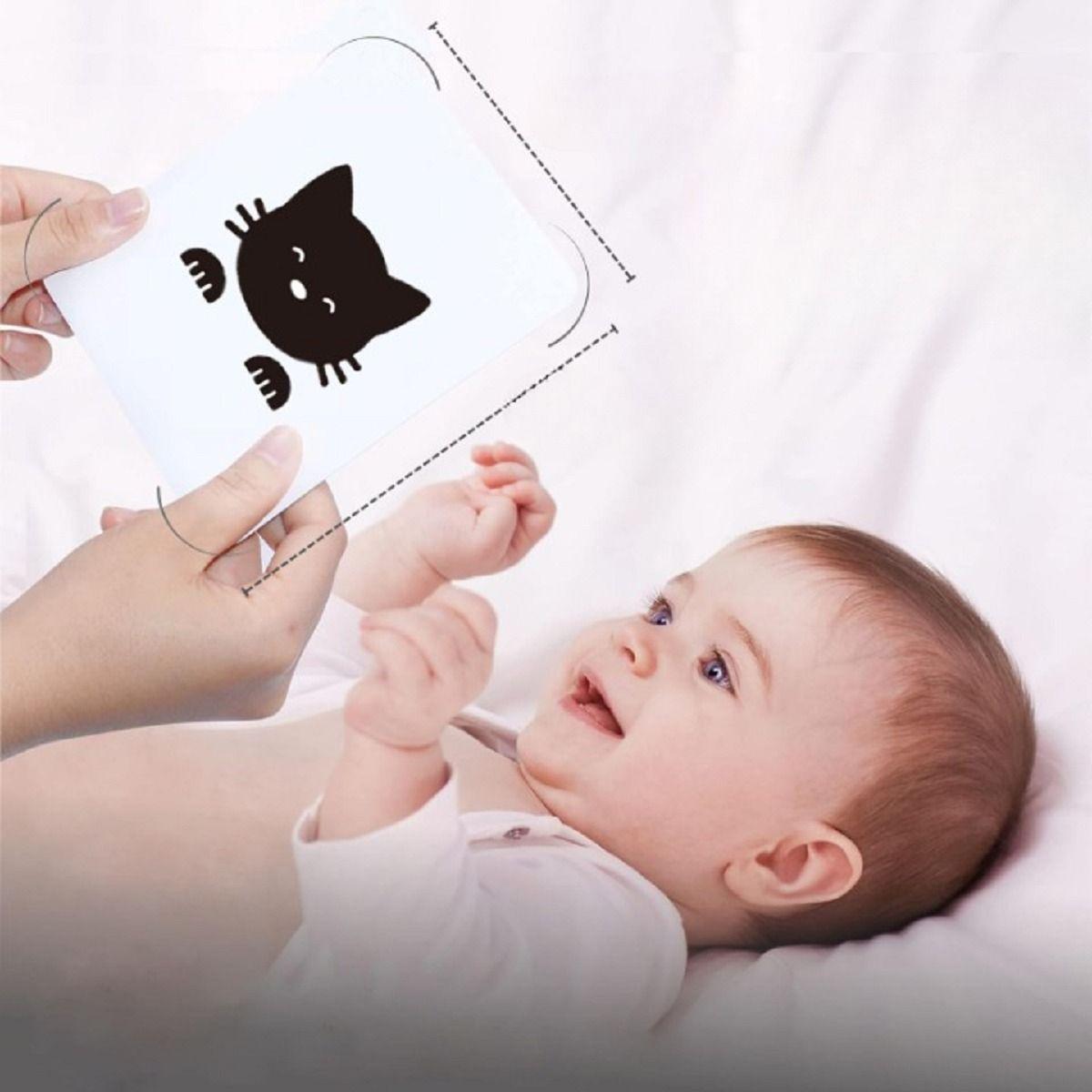 Set de 6 Tarjetas Estimulación Visual Bebés 0-3 Meses Jhn-4