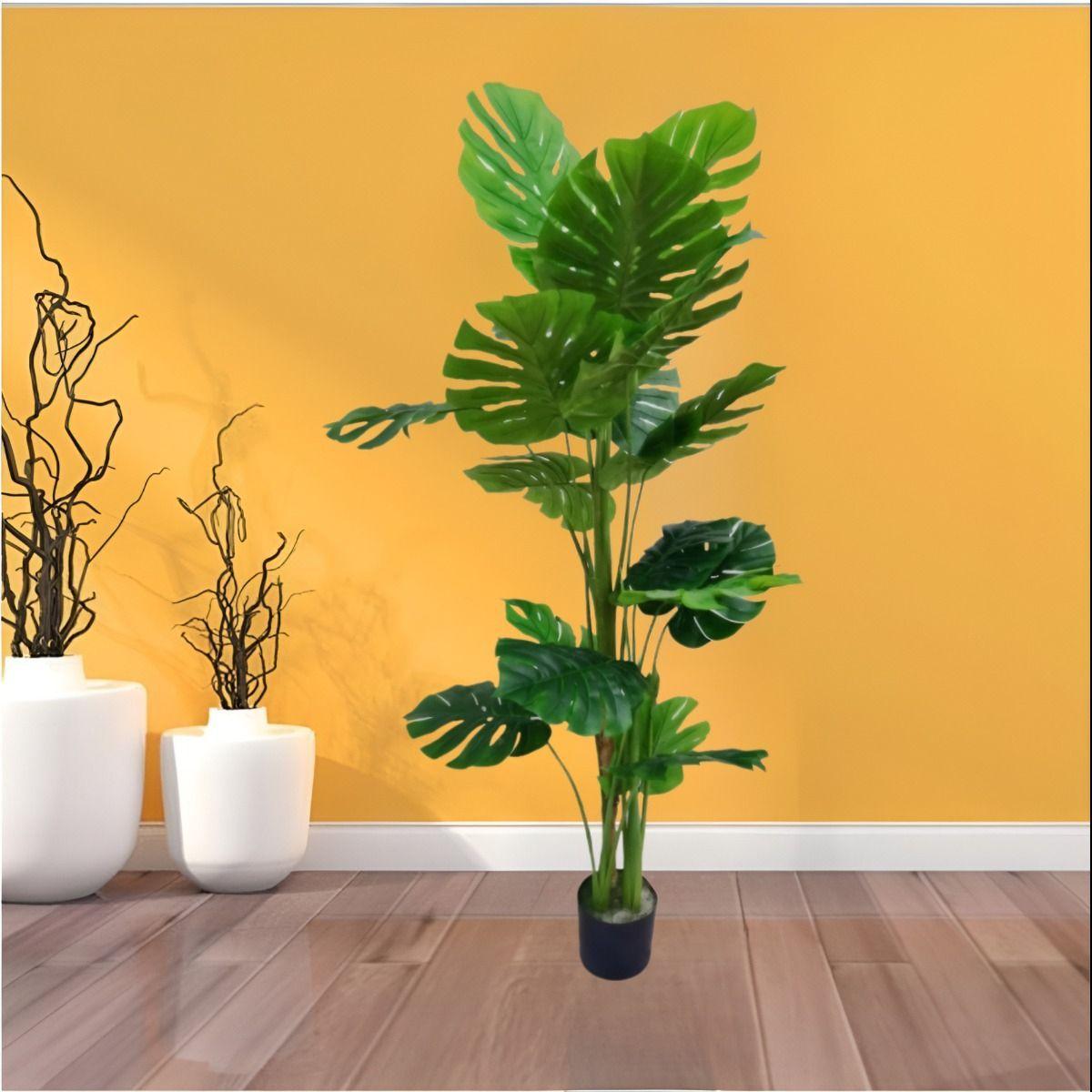Planta Artificial Tortuga Decorativa Adorno Verde Jhn-6