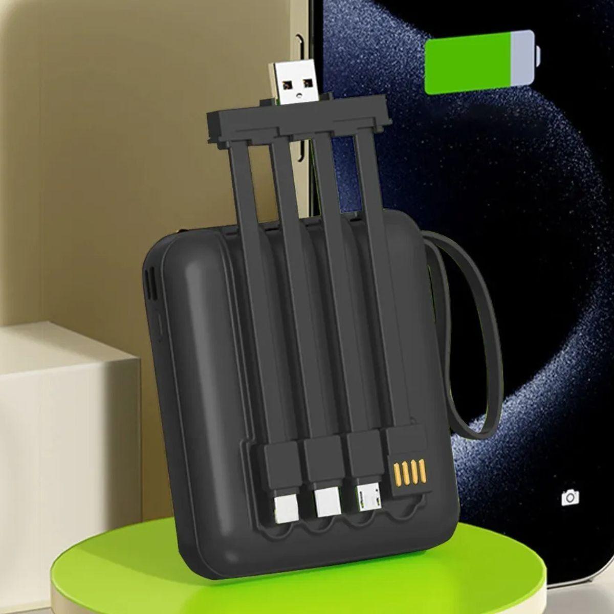 Cargador Portátil Pantalla Digital Integrado Práctico Jhn-2