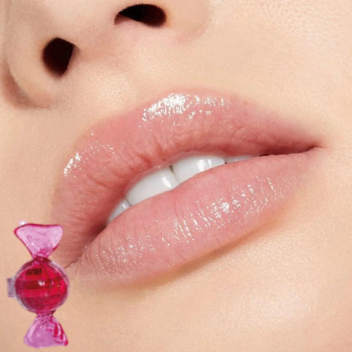 Set 3 Brillos Labiales Sabor Caramelo Efecto Hidratante ALJ-1