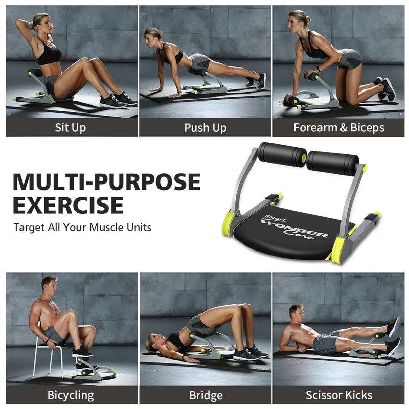Maquina Abdominales Entrenamiento Ejercicios 6en1 Hogar Lau-3