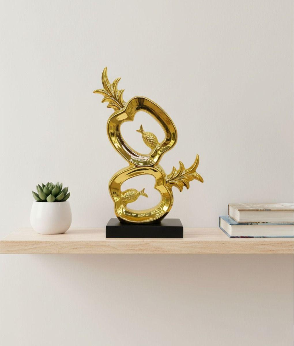 Figura Decorativa Piña Abstracta Adorno Estatua Jhn-5