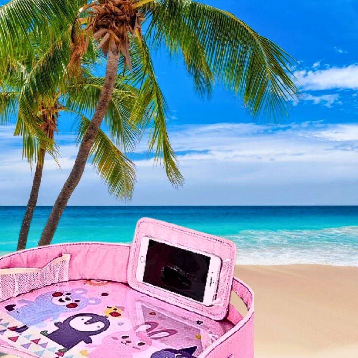 Organizador Mesa Portatil Auto Carrito Impermeable Bebe Lau-3