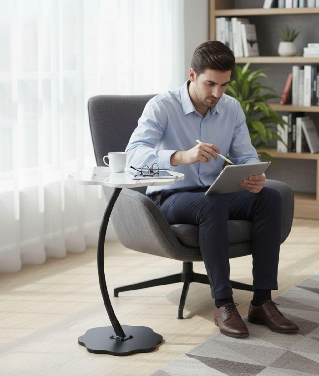 Mesa Centro Decorativa Diseño Orgánico Moderna Hogar Jhn-4