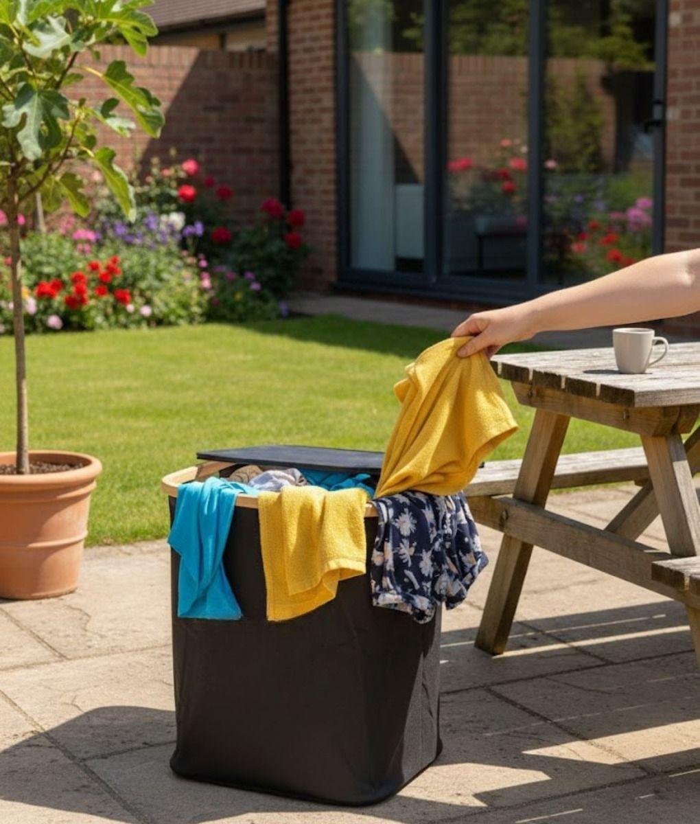 Canasto Ropa Cesto Organizador Lavandería Multifuncional Jhn-4