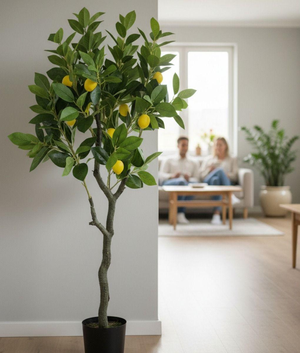 Planta Artificial Decorativa Árbol Limón Adorno Jhn-4