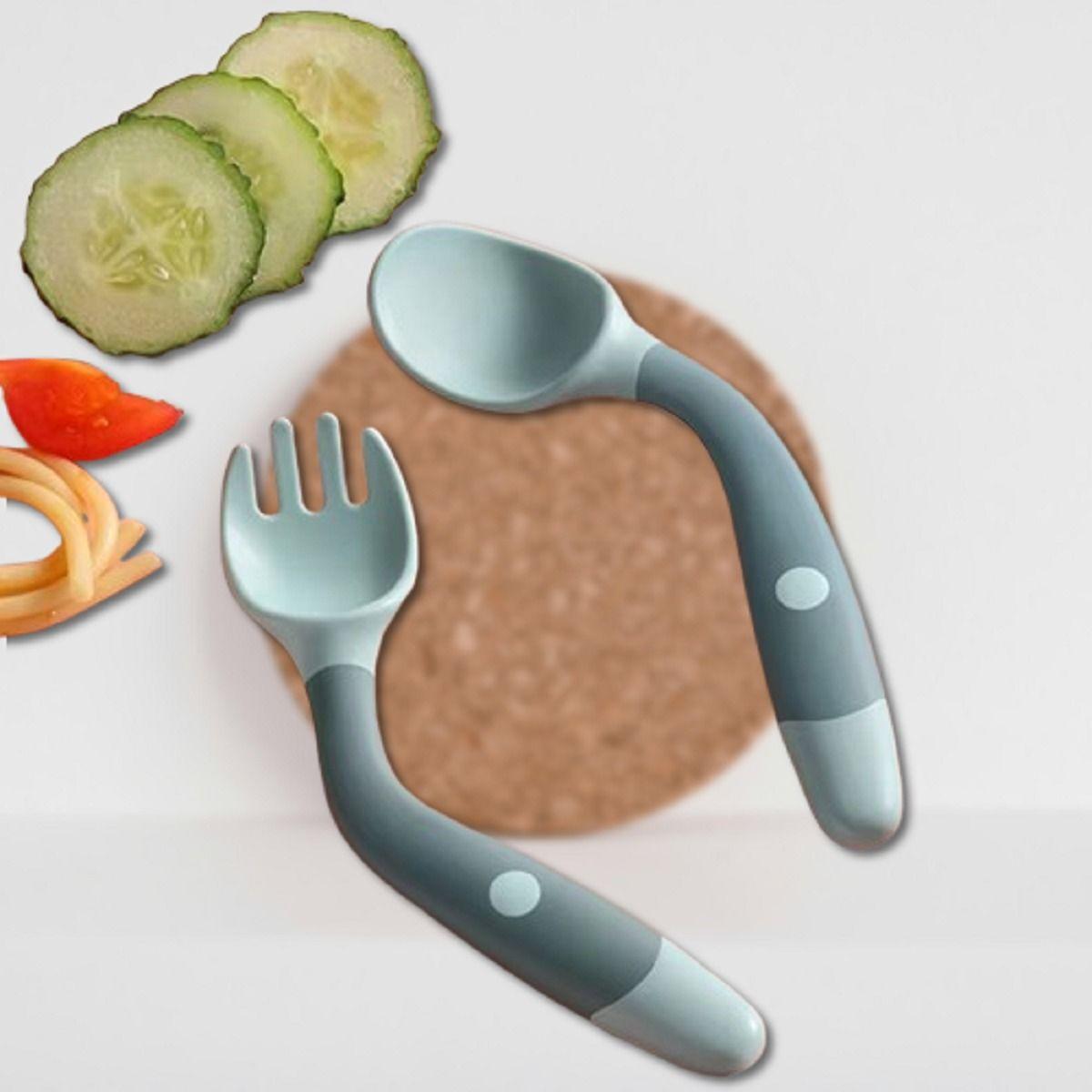 Set 4 Cuchara + Cubierto Estuche Entrenamiento Bebes Lau-8