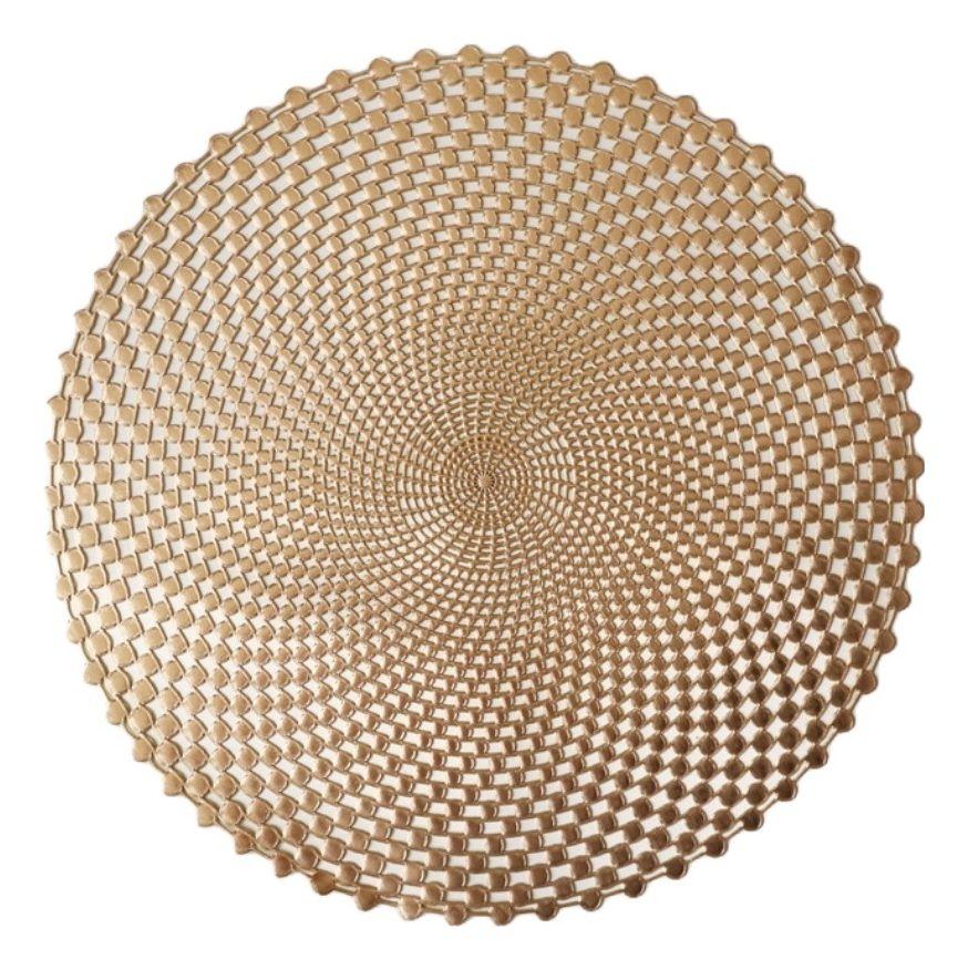 Set de 10 Manteles Individuales Redondos Resistente 38cm Jhn-0