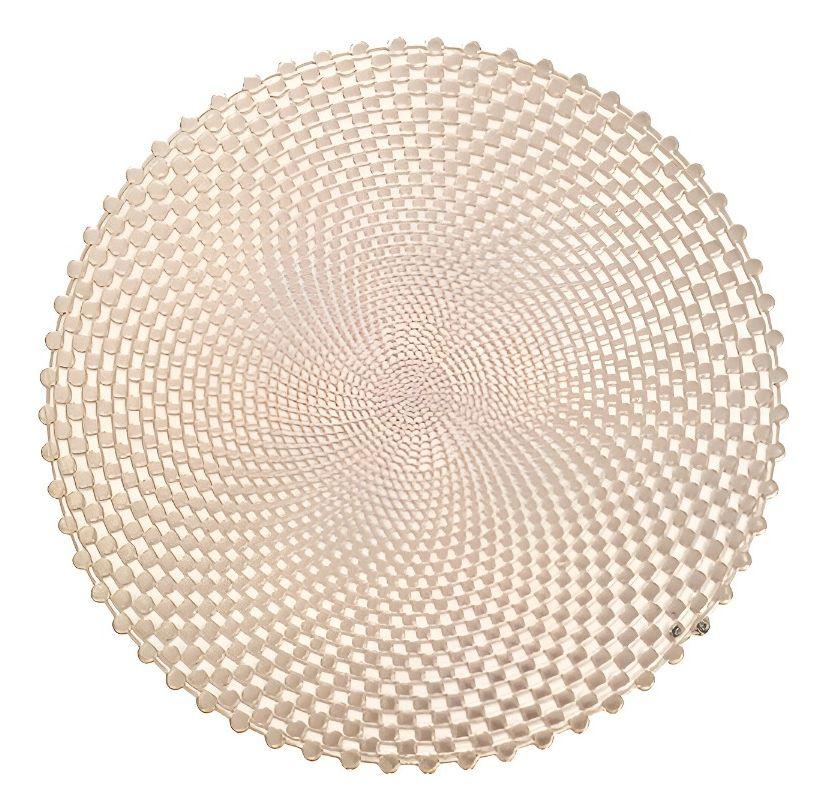 Set de 10 Manteles Individuales Redondos Resistente 38cm Jhn-1