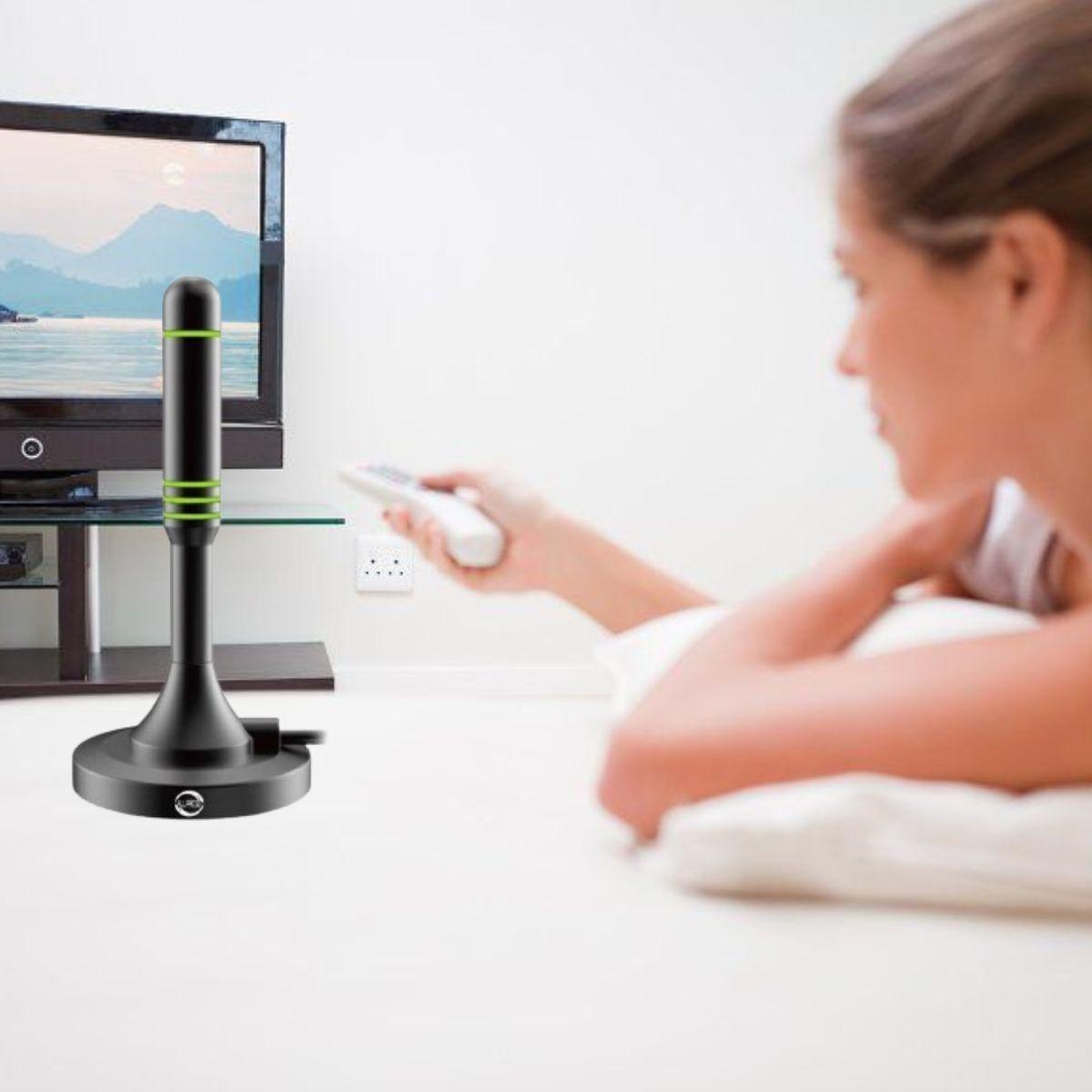 ANTENA DIGITAL HDTV TERRESTRE INTERIOR CANALES HD LAU-7