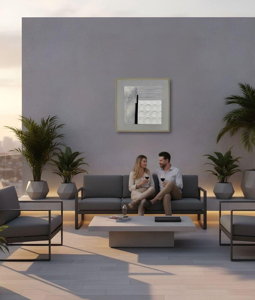 Cuadro Decorativo Abstracto Patrones Geométricos Adorno Jhn-3