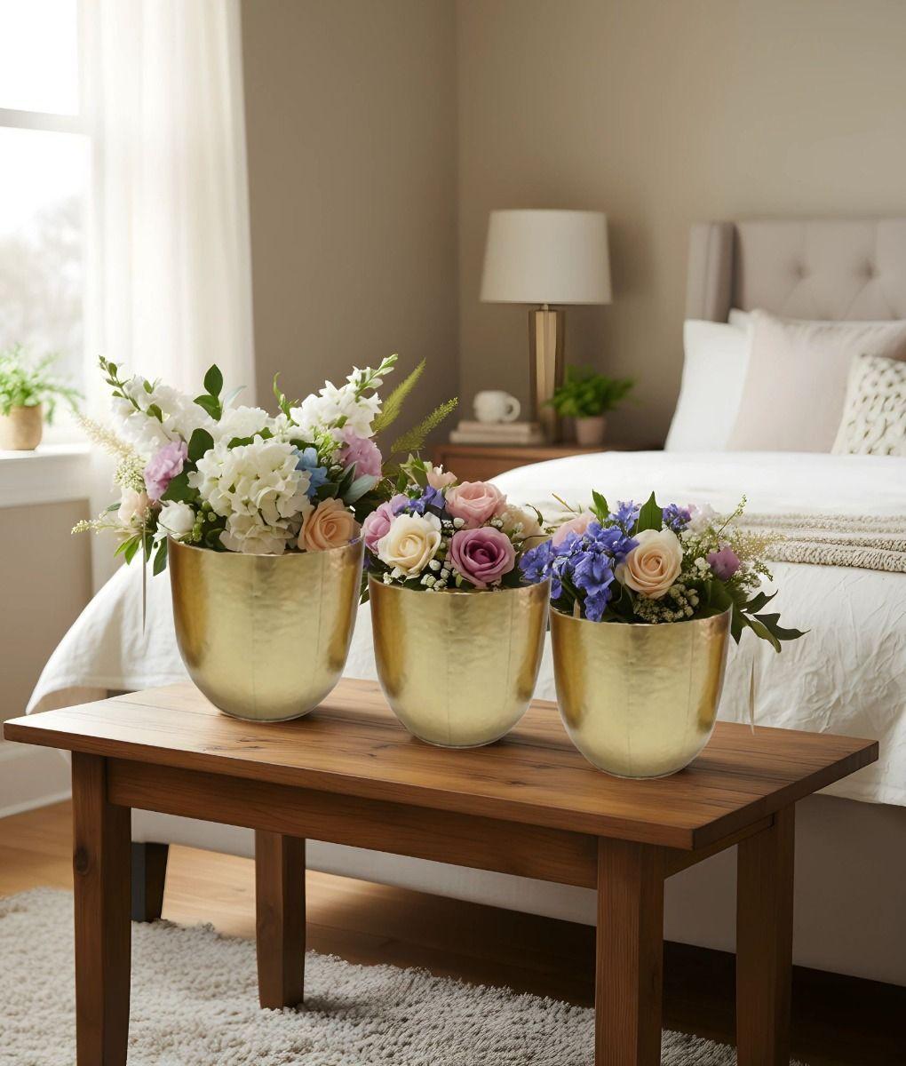 Set 3 Maceta Decorativa Multifuncional Elegante Versátil Jhn-7