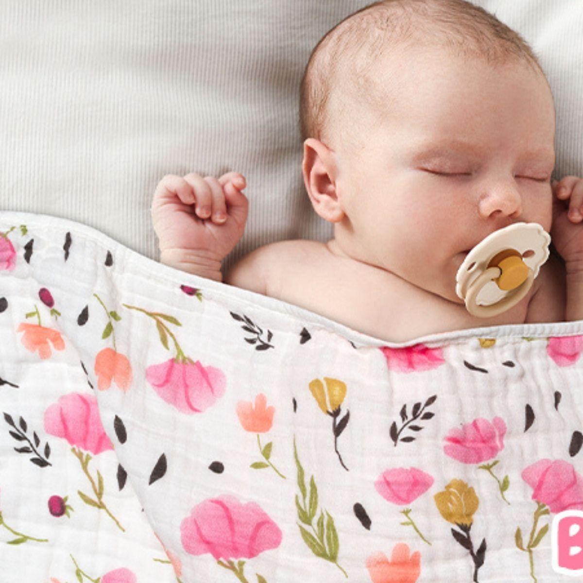 MANTA DE APEGO MUSELINA SUAVE LIGERA PARA BEBE LAU-1