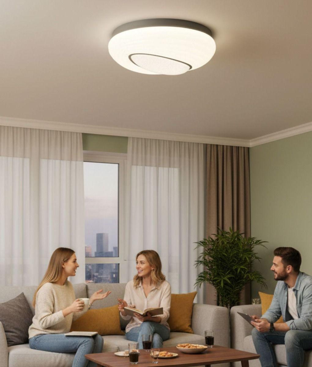 Lámpara LED Techo Diseño Óvalo Decorativa Creativa Jhn-2