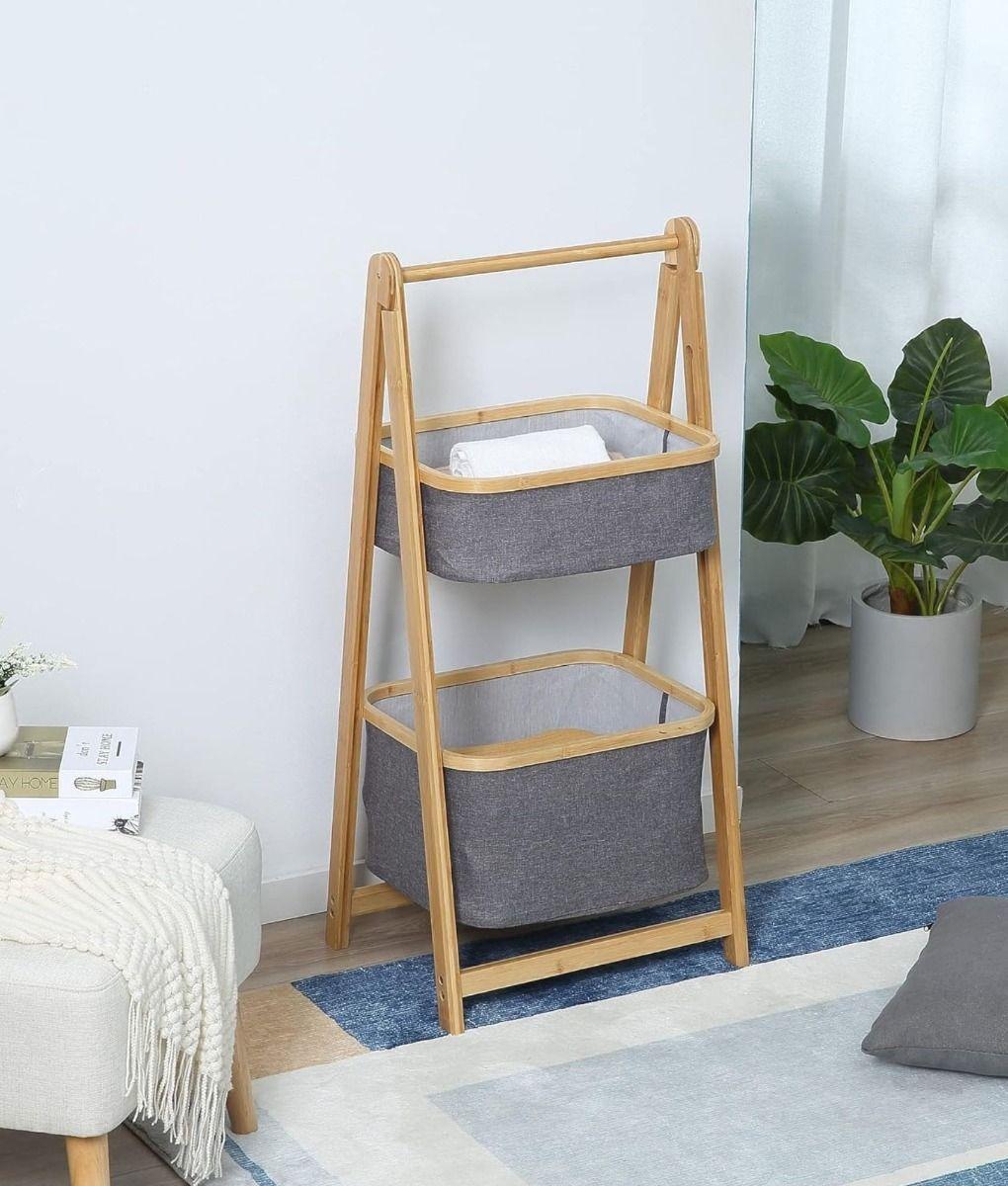 Estante Organizador Ropa Doble Nivel Moderno Funcional Jhn-8