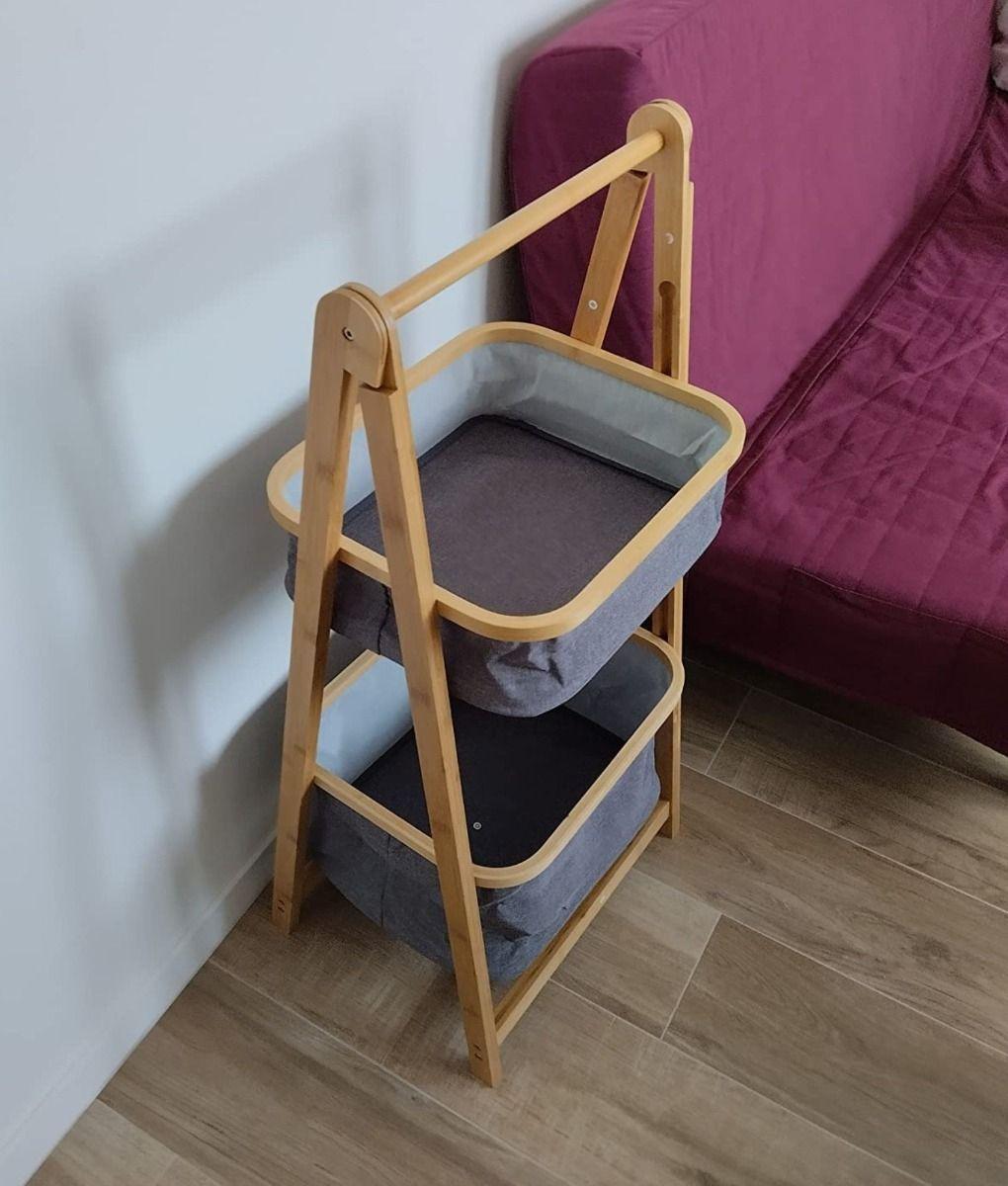 Estante Organizador Ropa Doble Nivel Moderno Funcional Jhn-9