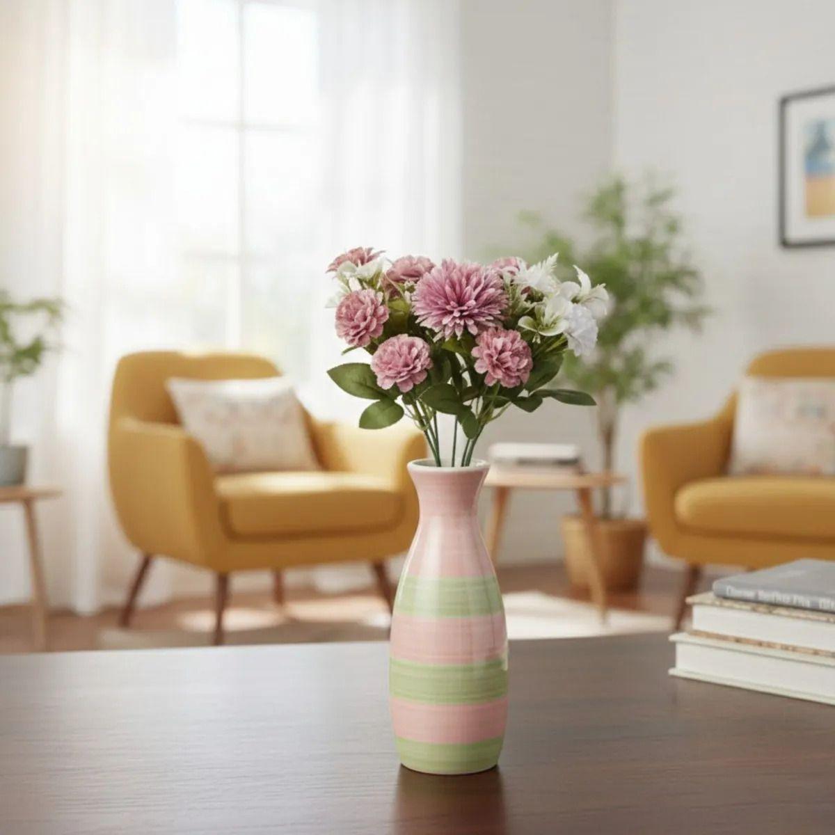 Set 2 Ramo Floral Artificial Artístico Naturaleza Adorno Jhn-7