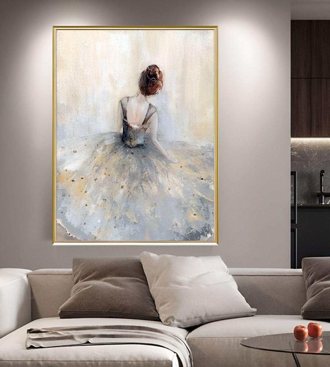 Cuadro Decorativo Pared Bailarina Ballet Arte Pintura Jhn-6