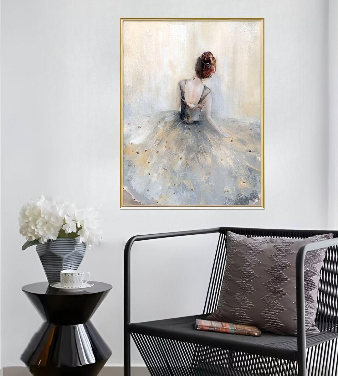 Cuadro Decorativo Pared Bailarina Ballet Arte Pintura Jhn-7