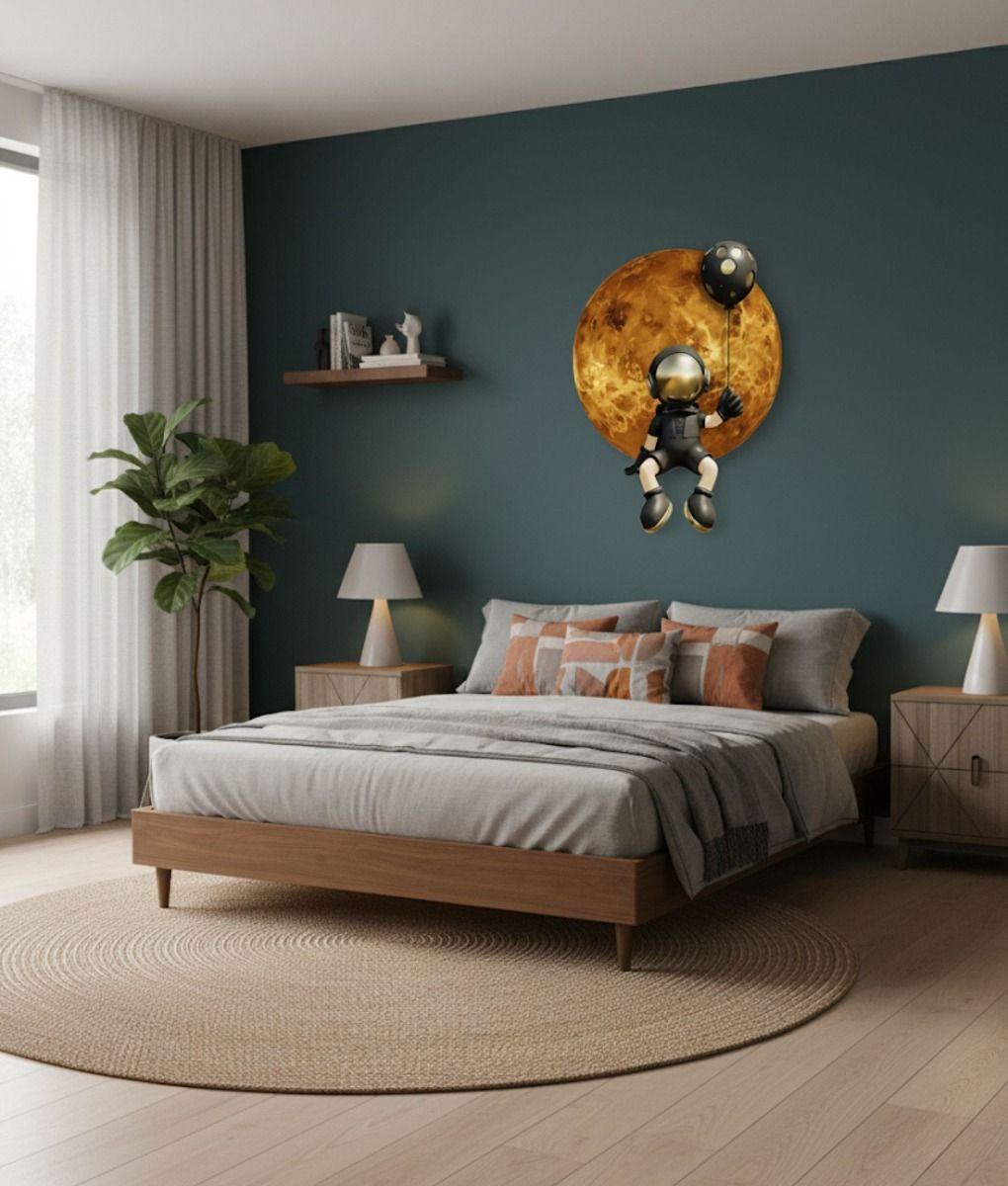 Decoración Pared Cuadro LED Decorativo Hogar Astronauta Jhn-8