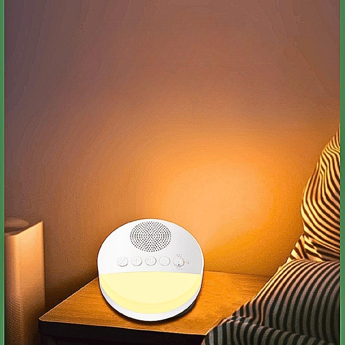 Monitor Ruido Blanco Luz Cálida Recargable USB Bebe Lau-3