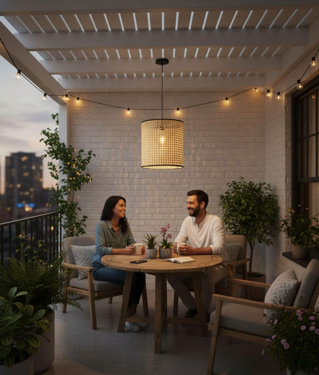 Lámpara Colgante Decorativa Elegante Natural Moderna Jhn-5