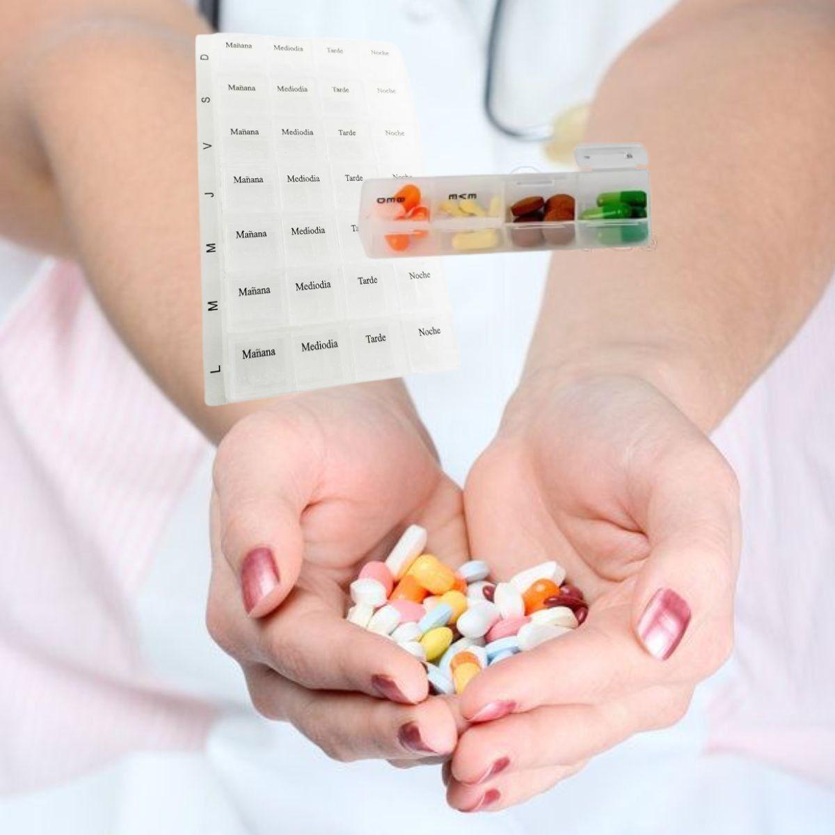 SET 3 PASTILLEROS SEMANAL ORGANIZA CONTROL MEDICAMENTO LAU-5