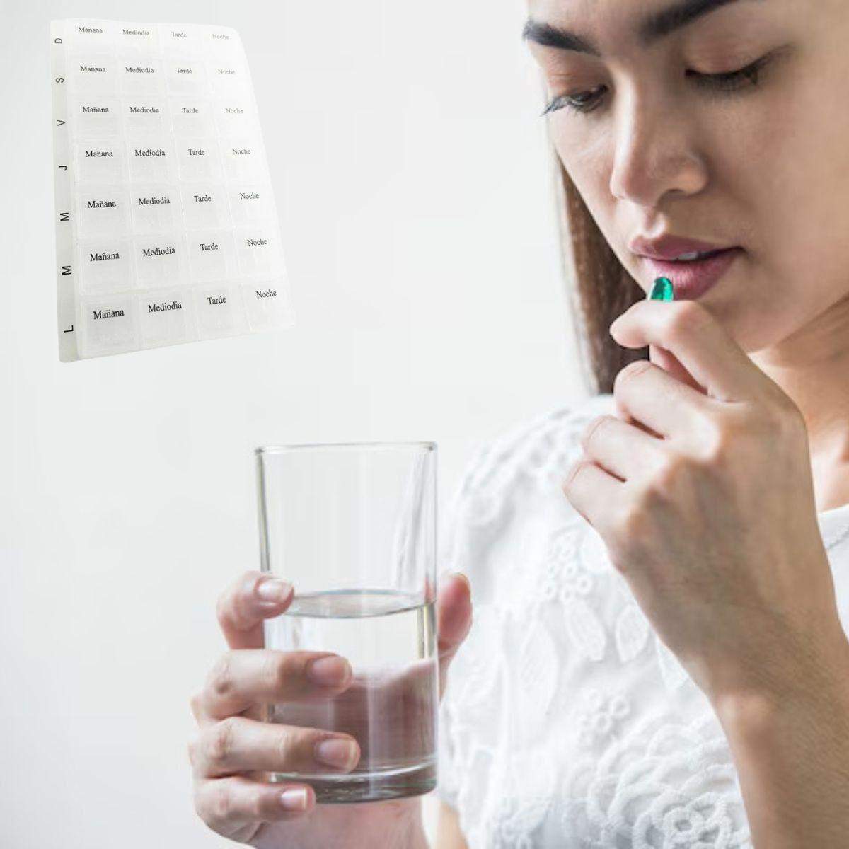 SET 3 PASTILLEROS SEMANAL ORGANIZA CONTROL MEDICAMENTO LAU-6