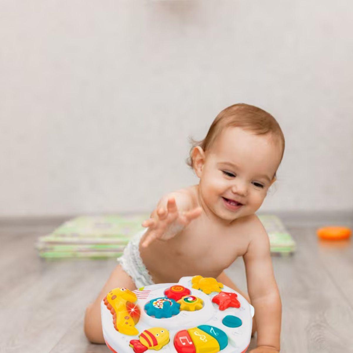 JUGUETE PARA BEBE 2 EN 1 MUSICAL MESA ACTIVIDADES LAU-8