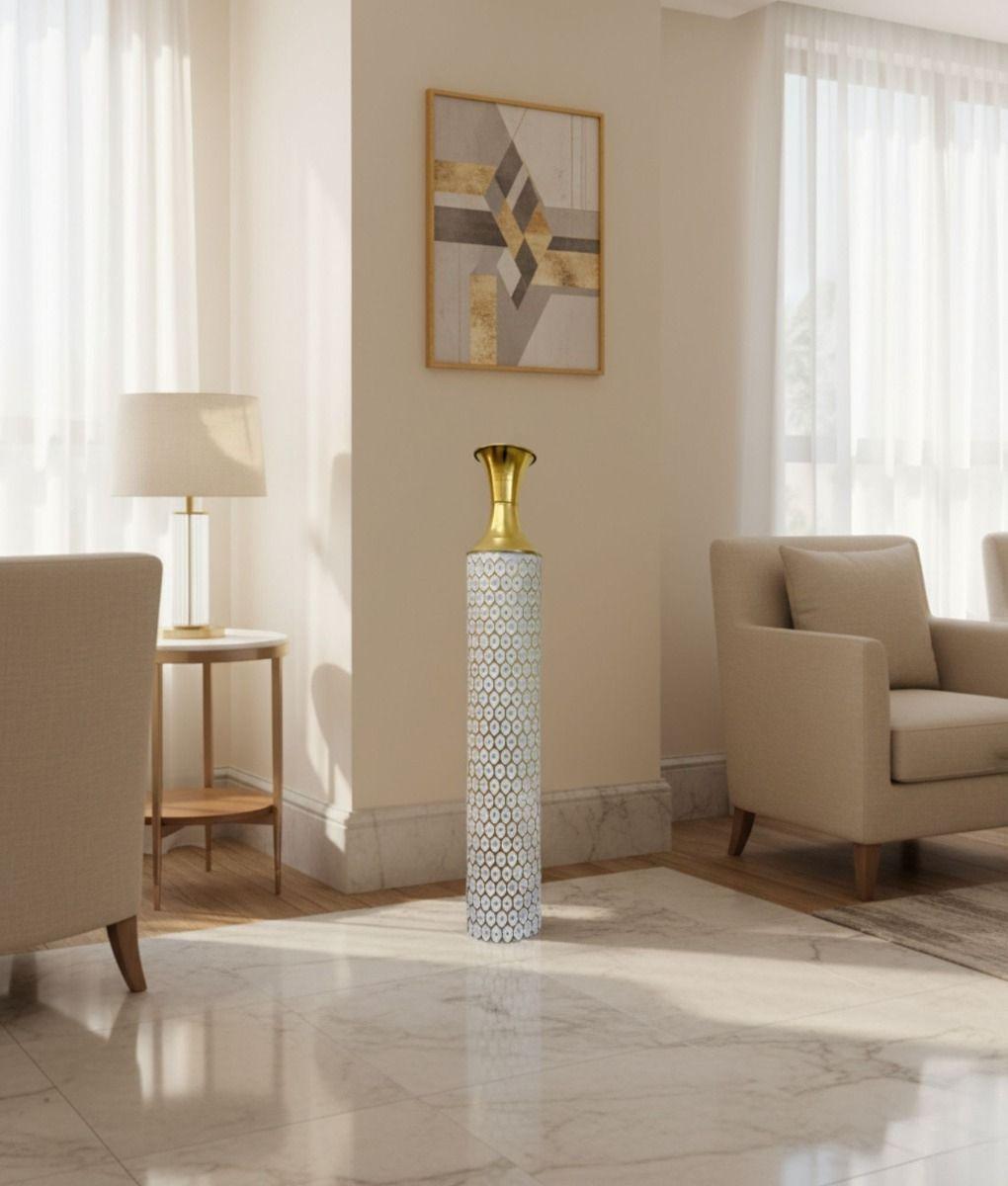 Florero Decorativo Pie Moderno Elegante Alto Hogar Jhn-7