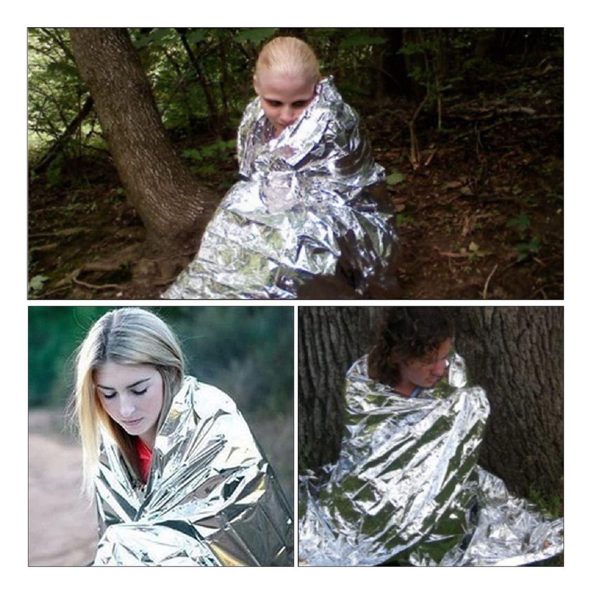 Set 10 Mantas Termica Resistente Impermeable Camping  Lau -3