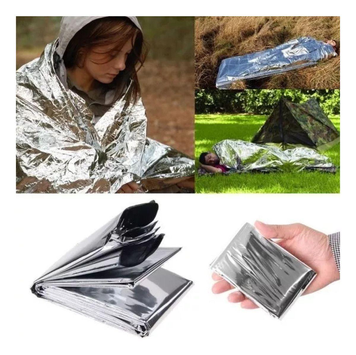 Set 10 Mantas Termica Resistente Impermeable Camping  Lau -6